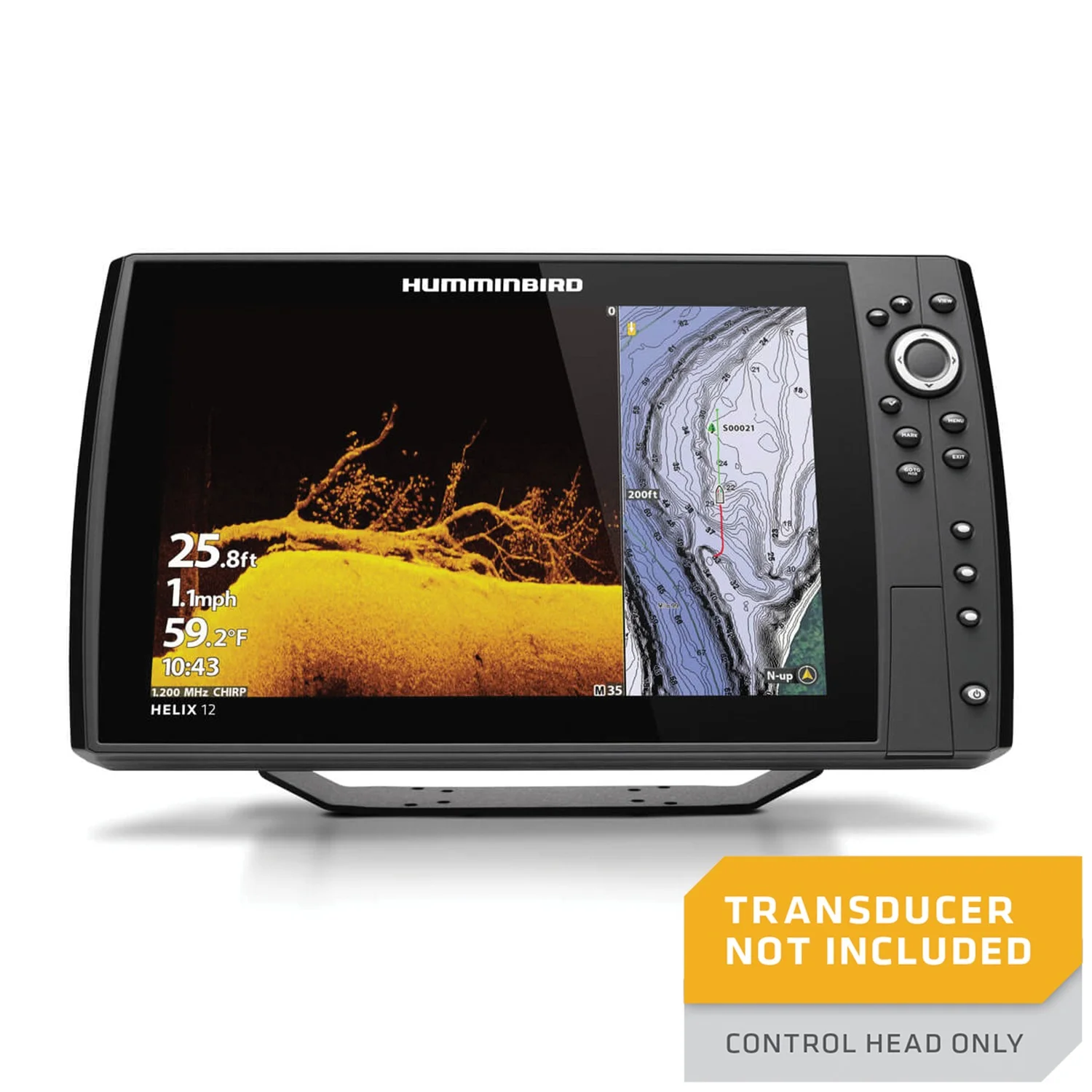 Humminbird 411440-1 HELIX 12 CHIRP MEGA DI+ GPS G4N Fish Finder - Womvr