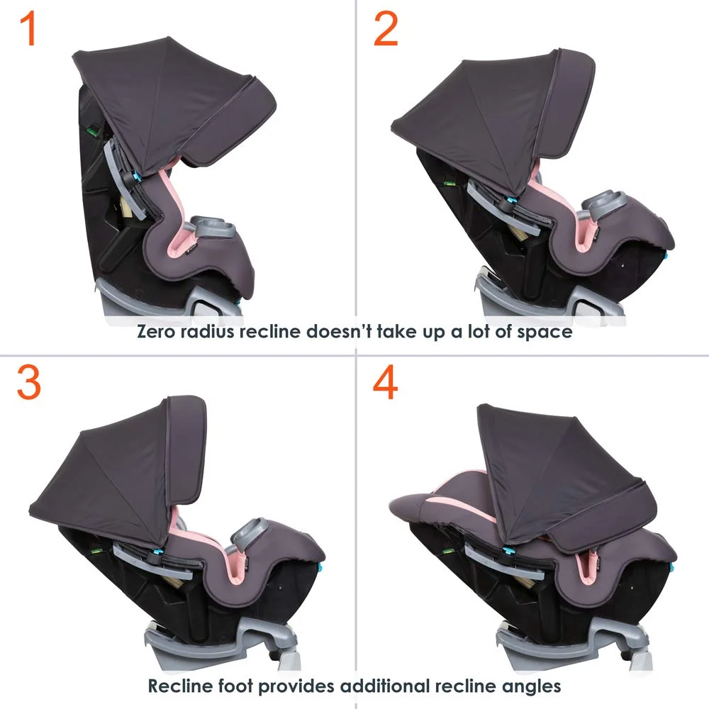 Baby Trend Cover Me 4-in-1 Convertible Car Seat - Vespa - Gray - Womvr