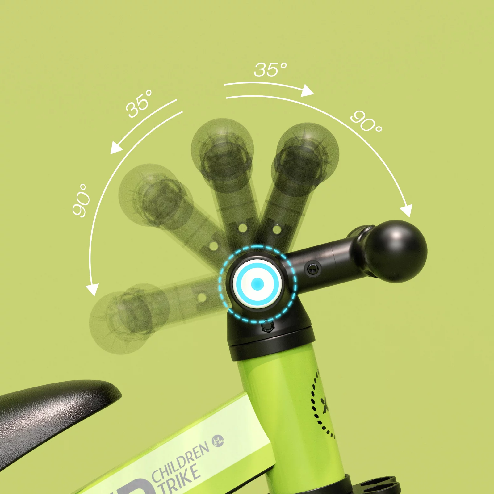 KORIMEFA Toddler Bike with Push Handle, Toddler Tricycle for Age 1 to 3 Years Old Boy Girl, Baby Bike Balance Bike - Womvr