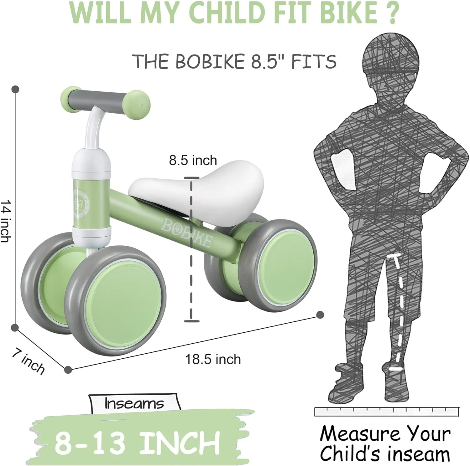 Bobike Baby Balance Bike Toys for 1 Year Old 10-24 Months Toddler Walker Bicycle Pink - Womvr