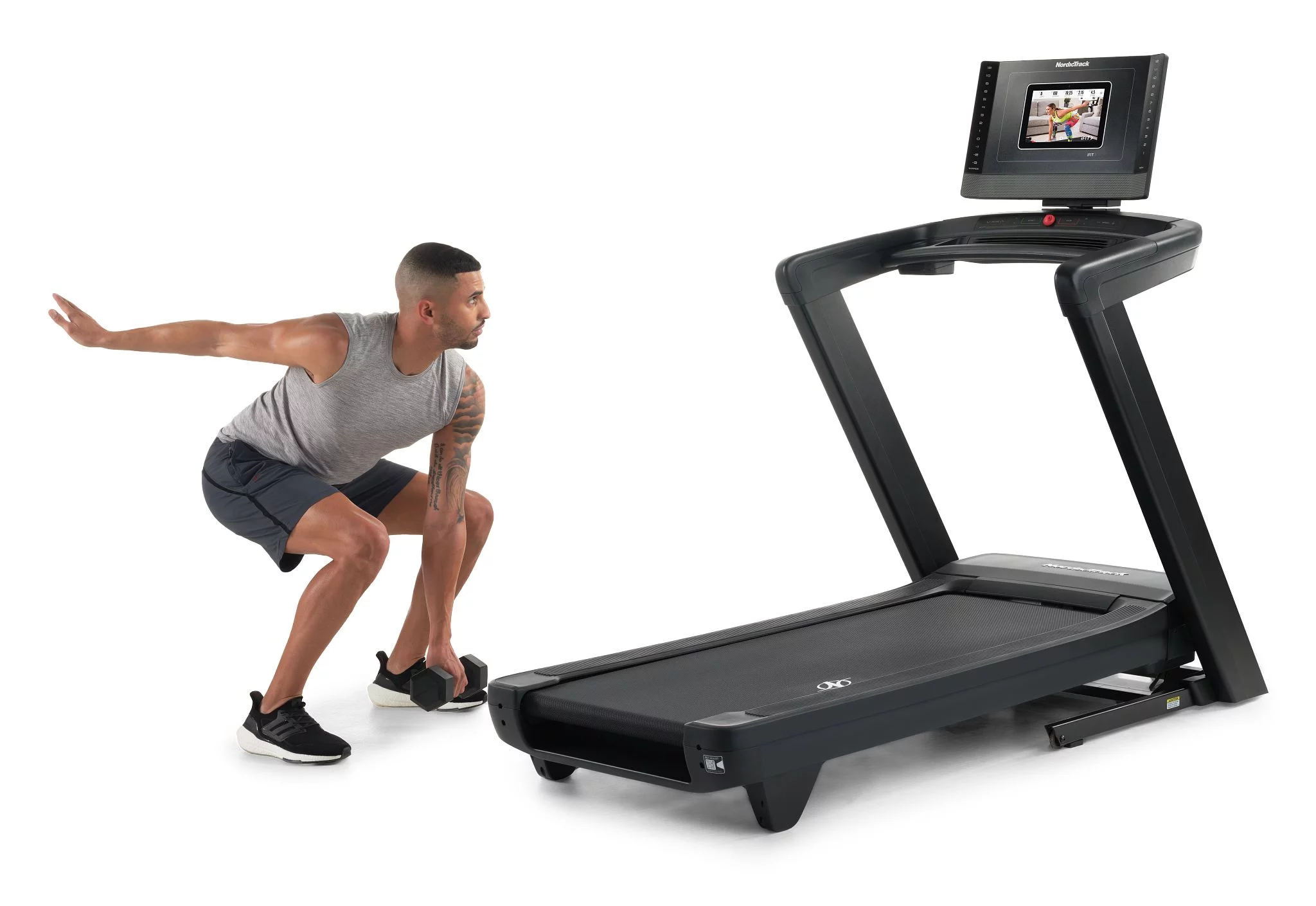 NordicTrack Commercial Series 1250; iFIT-Enabled Incline Treadmill for Running and Walking with 10” Pivoting Touchscreen and Bluetooth Headphone Connectivity - Womvr