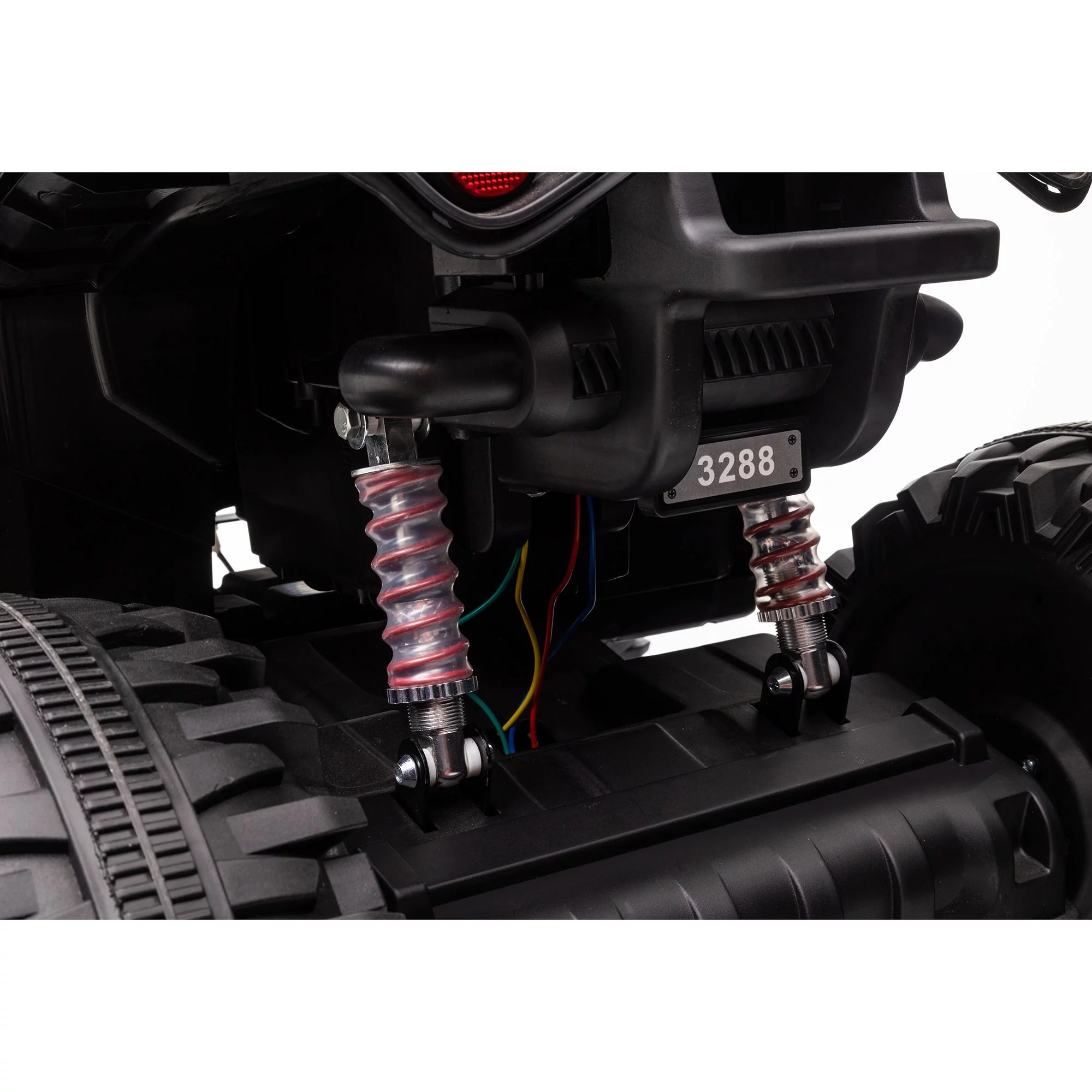 4x4 Kids Ride on ATV, 2 Seater 24 Volt Ride on Toys, 800W 4-Wheeler Quad Car for Big Kids, Black - Womvr