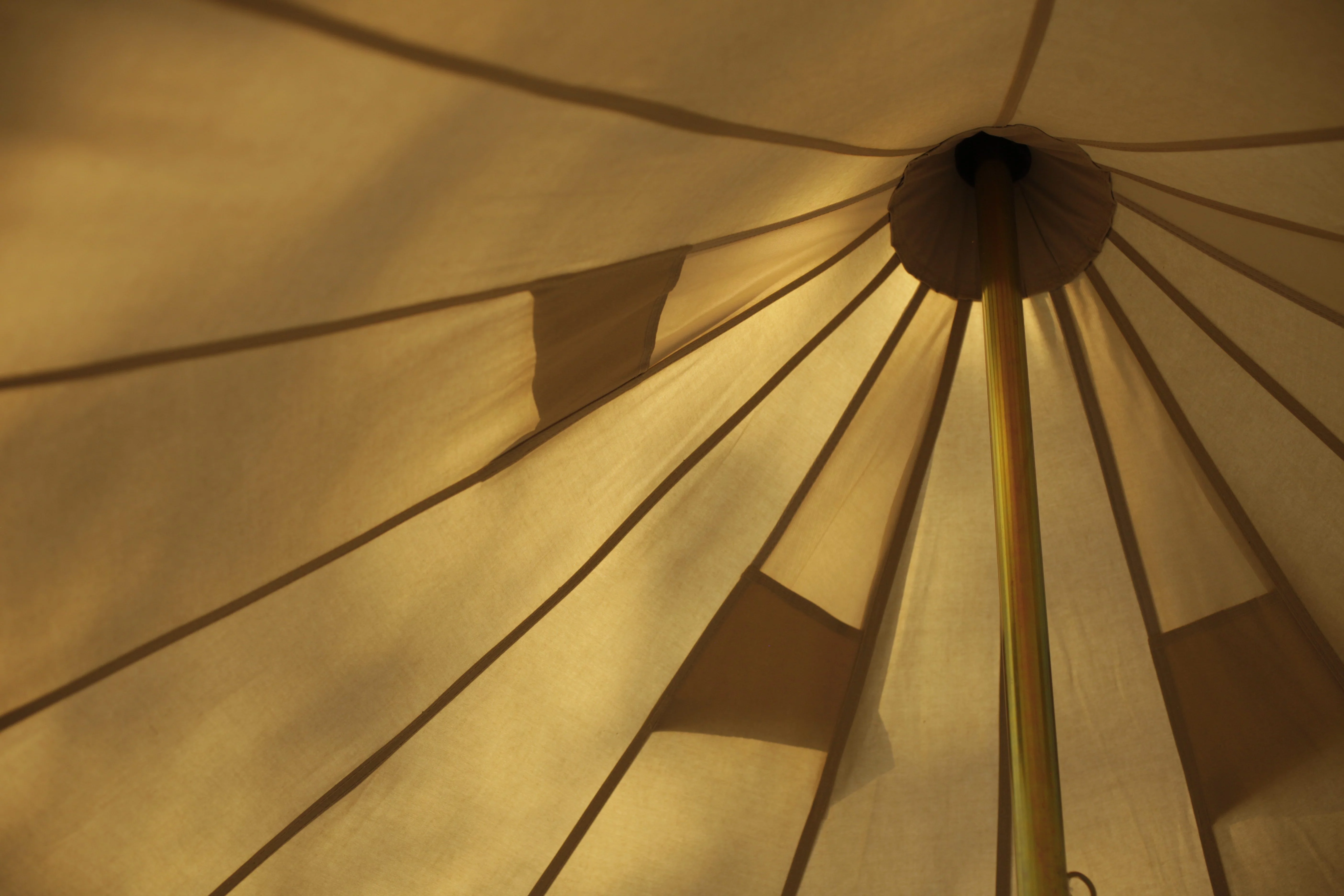 Psyclone Tents Fixed Floor 8 Windows 4m/13.12ft Luxury Outdoor All Weather 4-6 Person Cotton Canvas Medium Bell Tent - Womvr