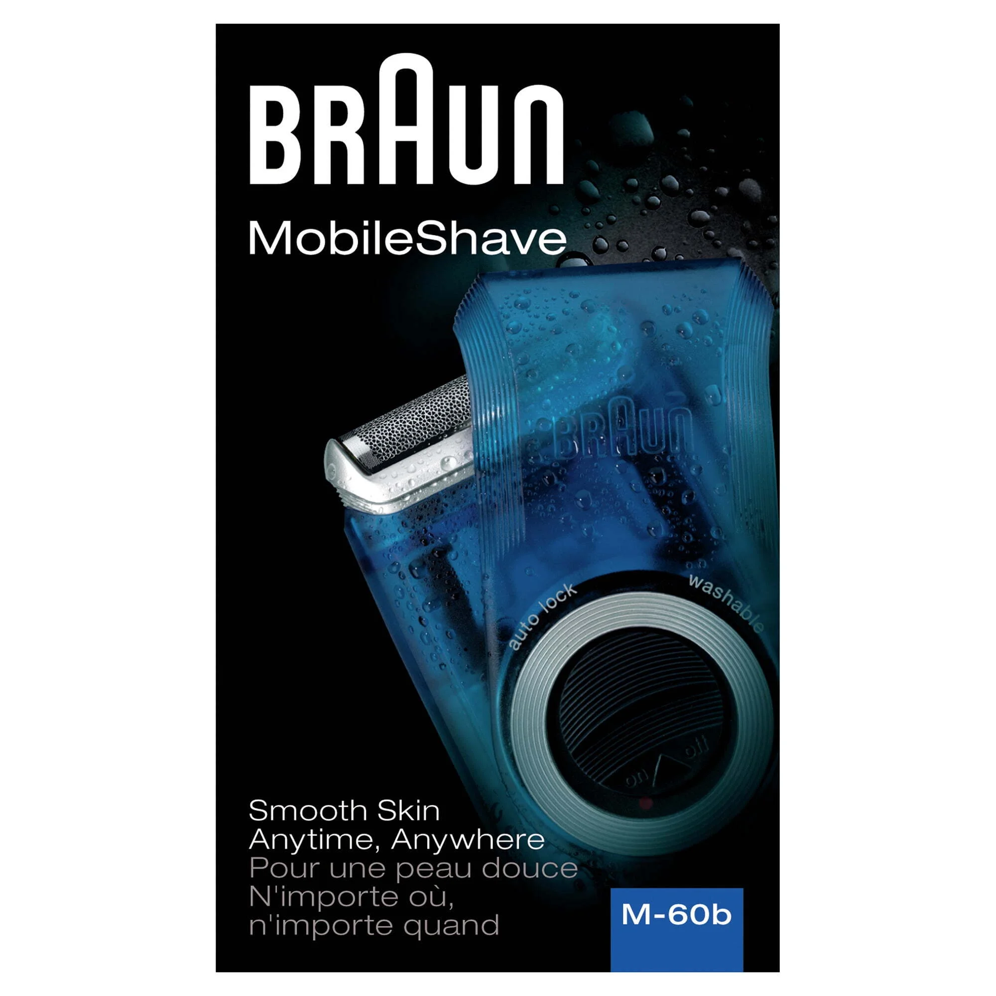 Braun M60b Mobile Battery Powered Electric Shaver for Men - Womvr