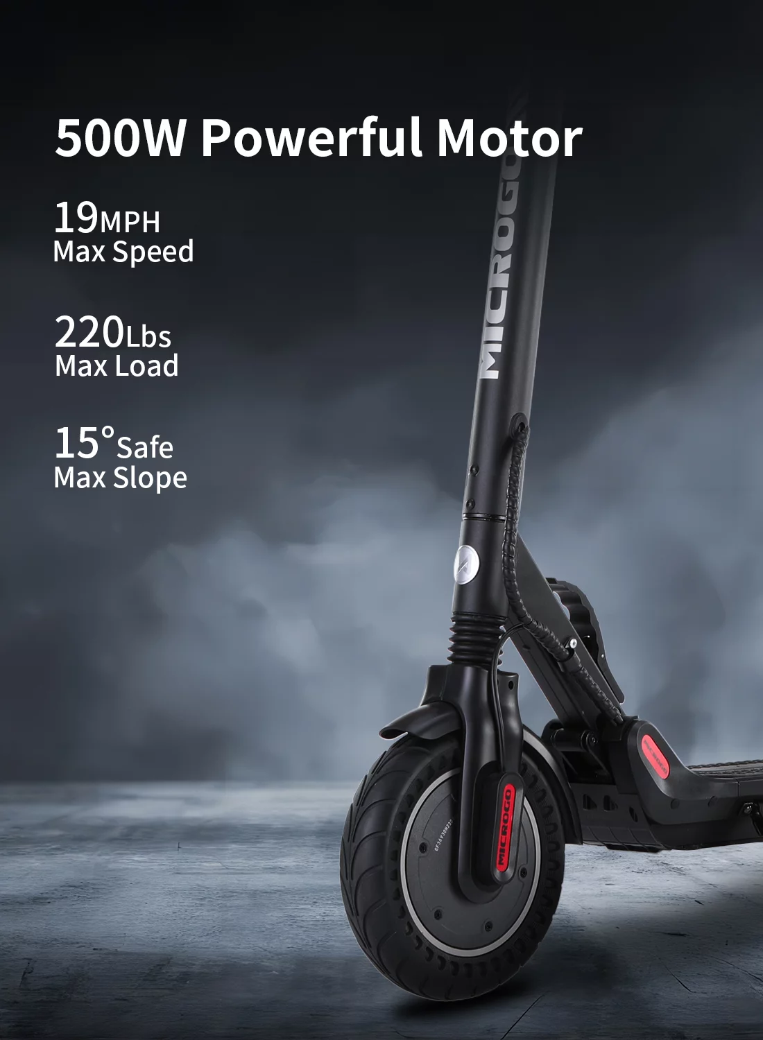 MICROGO M5 Upgrade Electric Scooter for Adults, 350W Motor and 8.5 inch Honeycomb Tires 19 Mph Top Speed Long Range Folding E Scooter Commuter - Womvr