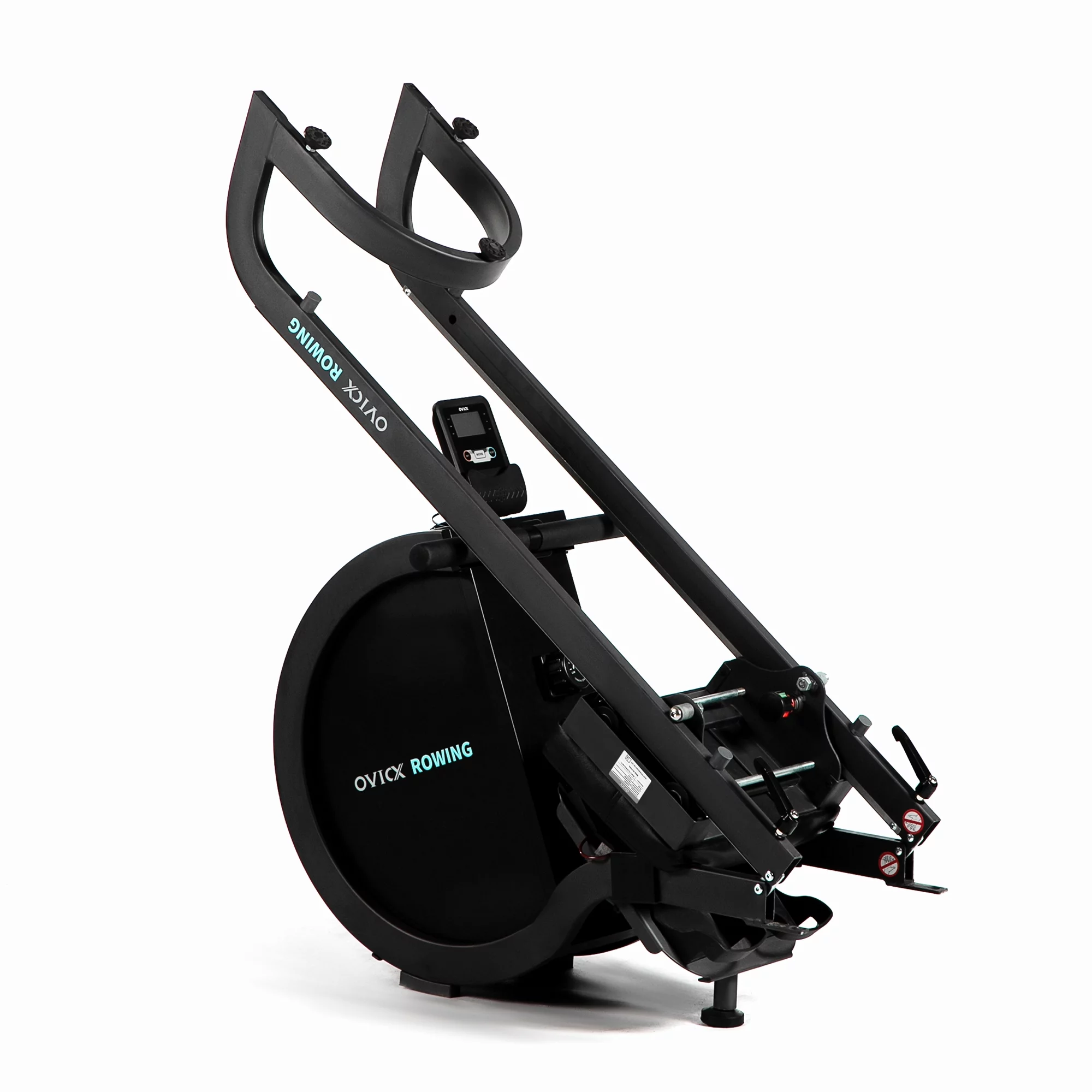 OVICX R100 Foldable Home Rower w/ Adjustable Foot Plate & Extra Long Track - Womvr