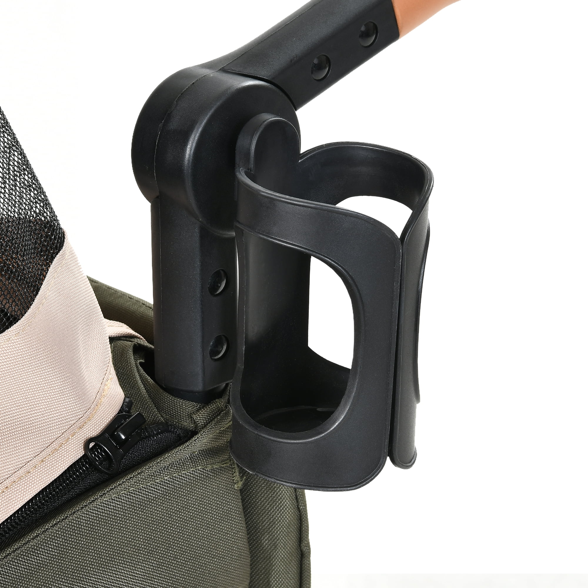 DWVO Dog Stroller for Large Medium Dogs, Upgraded Version with Larger Room, 4 Wheels Foldable Pet Stroller with 360�� Rotation Wheel, Cat Kitty Puppy Stroller with Storage Basket - Green & Pink - Womvr