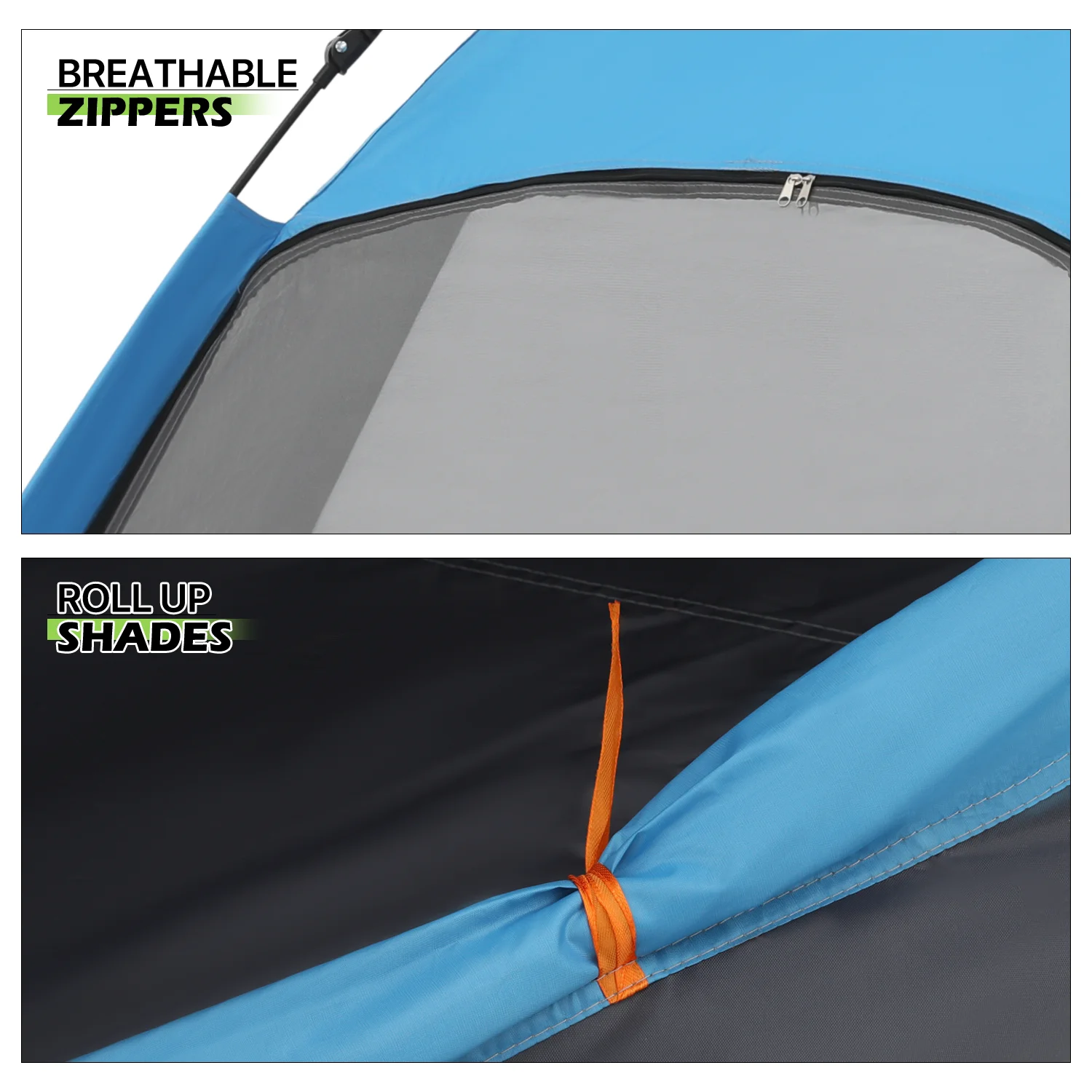 Magshion Large Camping Tents 4 Person Family Backpacking Tent Double Layer Outdoor Instant Set Up Tent with Carry Bag, Green - Womvr