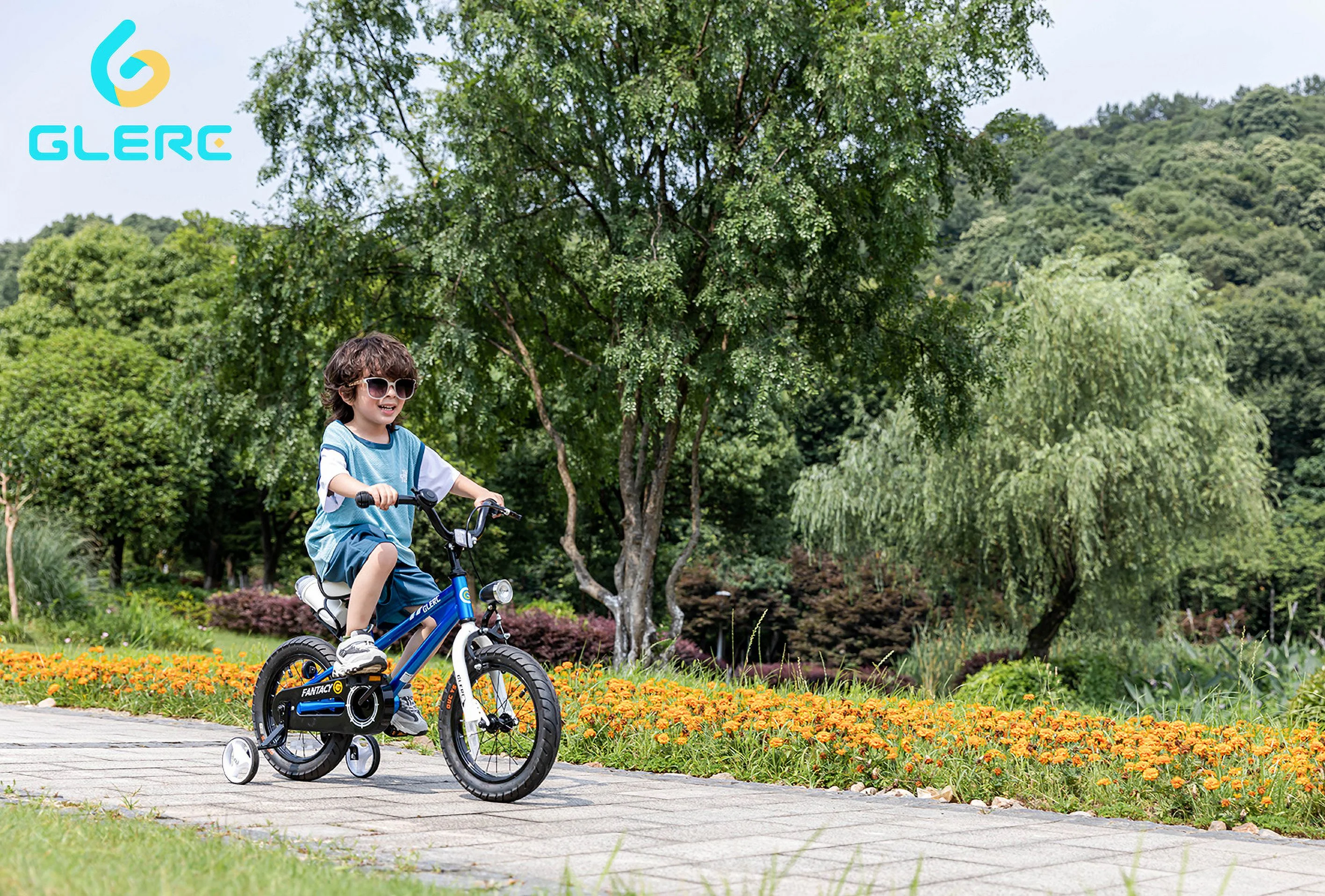 Glerc 12 inch Toddler and Kids Bike for 2-4 Years Old Boys & Girls, White - Womvr