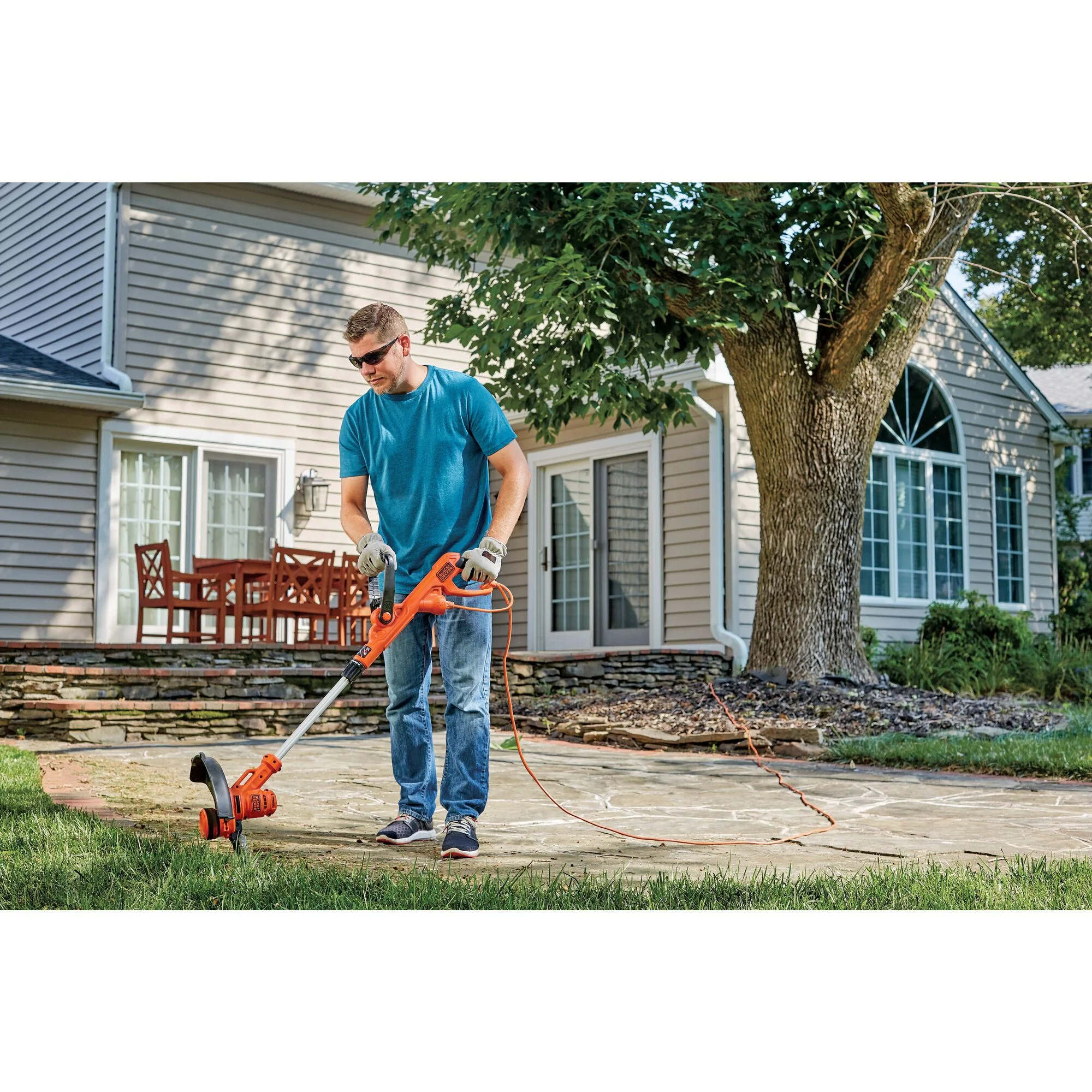 BLACK+DECKER String Trimmer With Auto Feed, Electric, 6.5-Amp, 14-Inch, (BESTA510) - Womvr