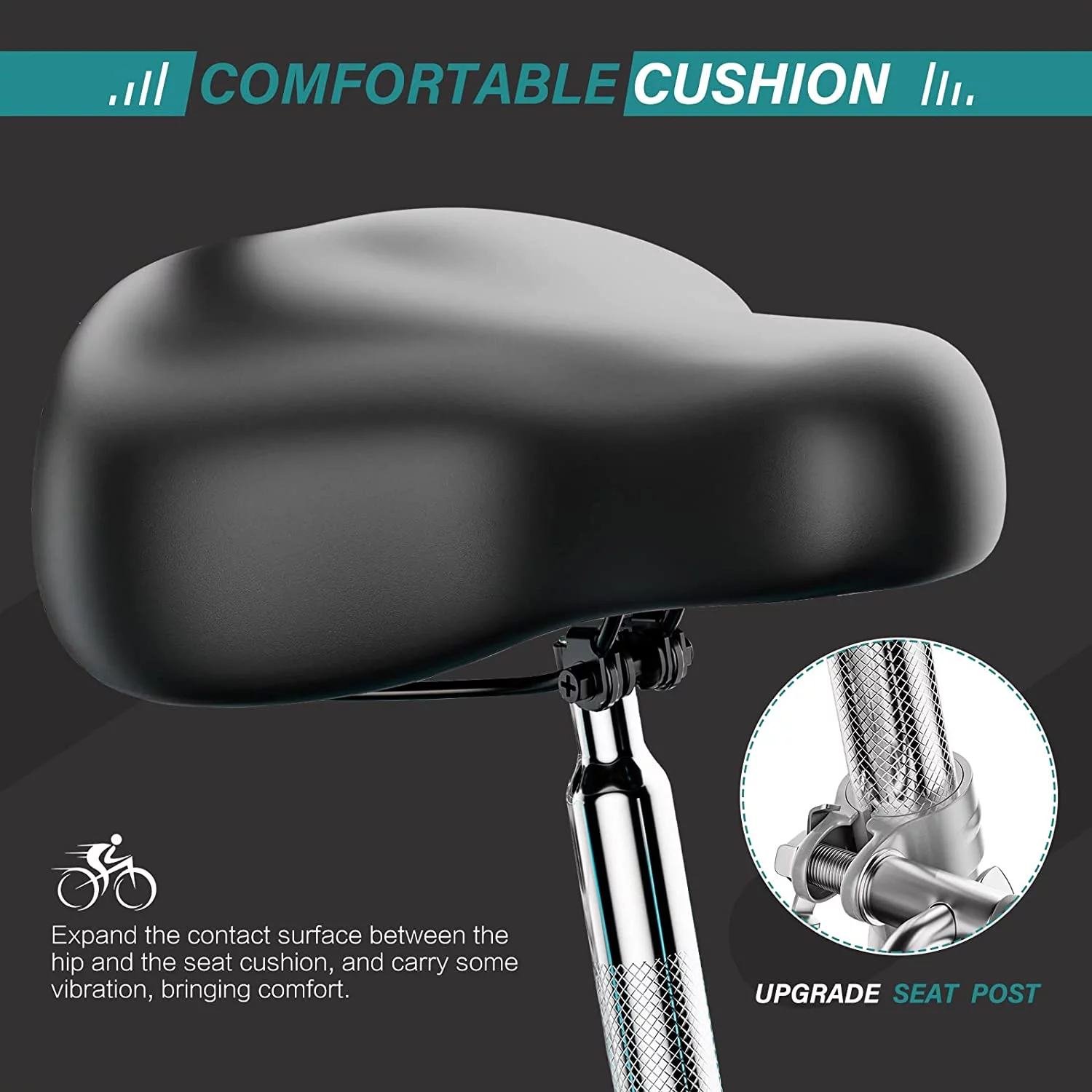 MOONCOOL Adult Folding Tricycle, 7 Speed 20/24/26 inch Adult Tricycles, Three Wheel Bike Cruiser Trike with Large Basket - Womvr