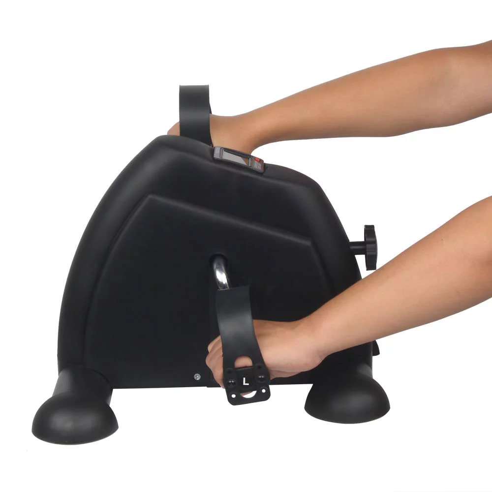 SalonMore Mini Cycle Exercise Bike Under Desk, for Leg/Arm Pedder, Black - Womvr