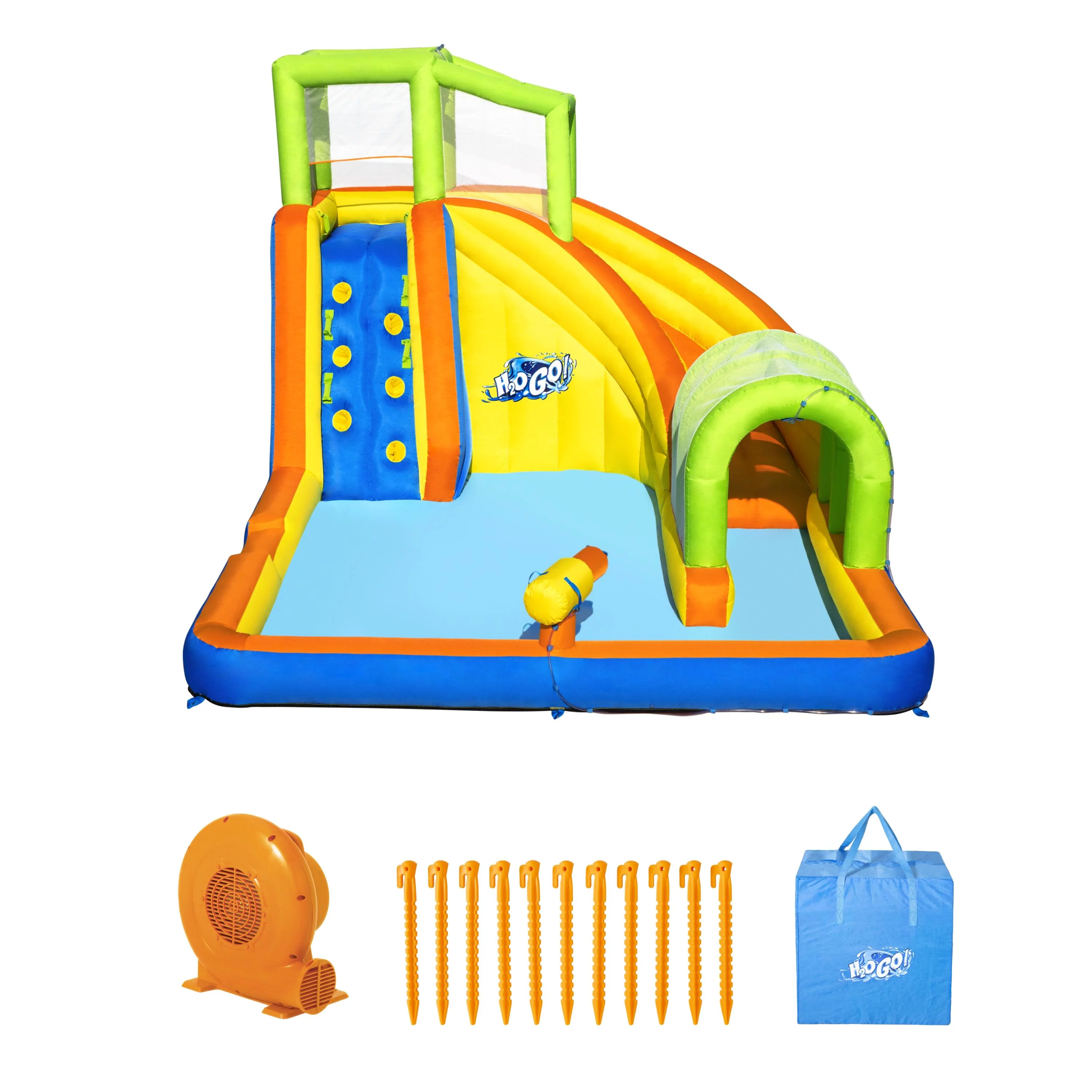 H2OGO! Cascade Cove Kids Inflatable Water Park 16' 3