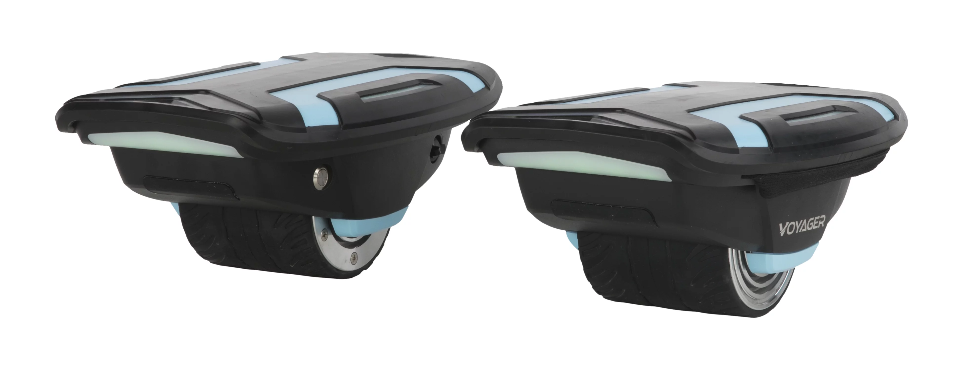 Voyager Space Shoes Powered Ride On Hover Skates for Kids and Adults, Blue - Womvr