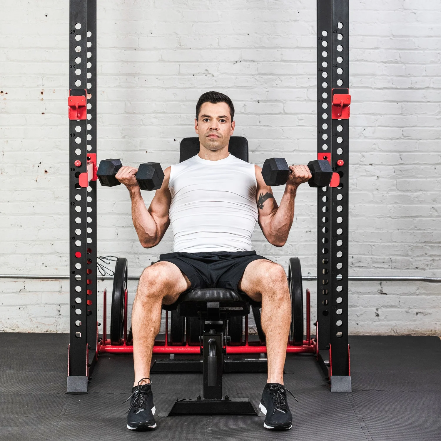 Lifeline Fitness Premium Rubber Hex Dumbbell, Single, 40 lbs - Womvr