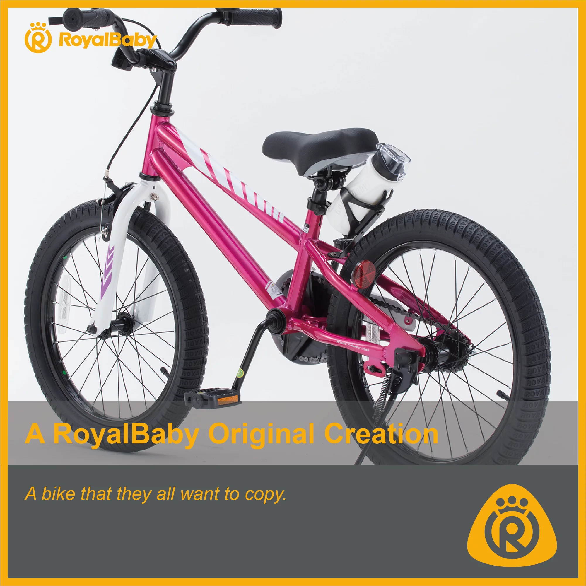 Royalbaby Freestyle Kids Bike 12 14 16 18 20 Inch Bicycle for Boys Girls Ages 3-12 Years, Multiple Color Options - Womvr