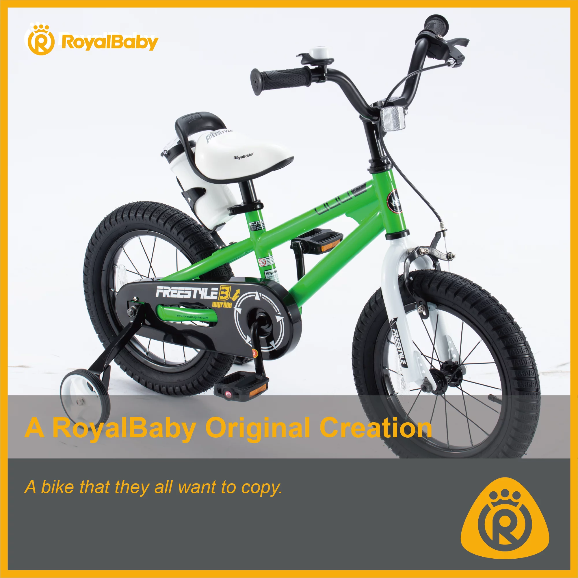 Royalbaby Freestyle Kids Bike 12 14 16 18 20 Inch Bicycle for Boys Girls Ages 3-12 Years, Multiple Color Options - Womvr