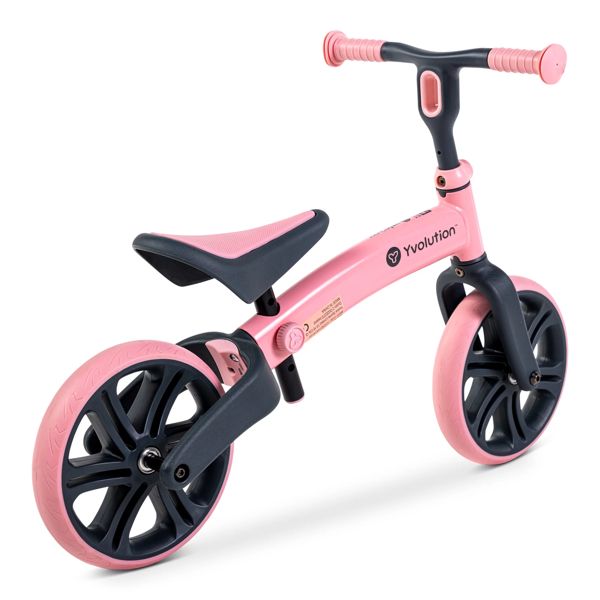 Yvolution Toddler Balance Bike 9'' Wheel (Blue) Boys and Girls, 18 Months to 3 Years Old - Womvr