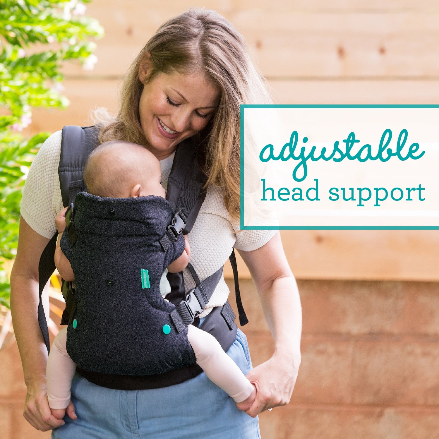 Infantino Nature & Nurture Convertible Baby Carrier, 4-Position, 8-32lbs, 0-9 Months, Sandy Tan - Womvr