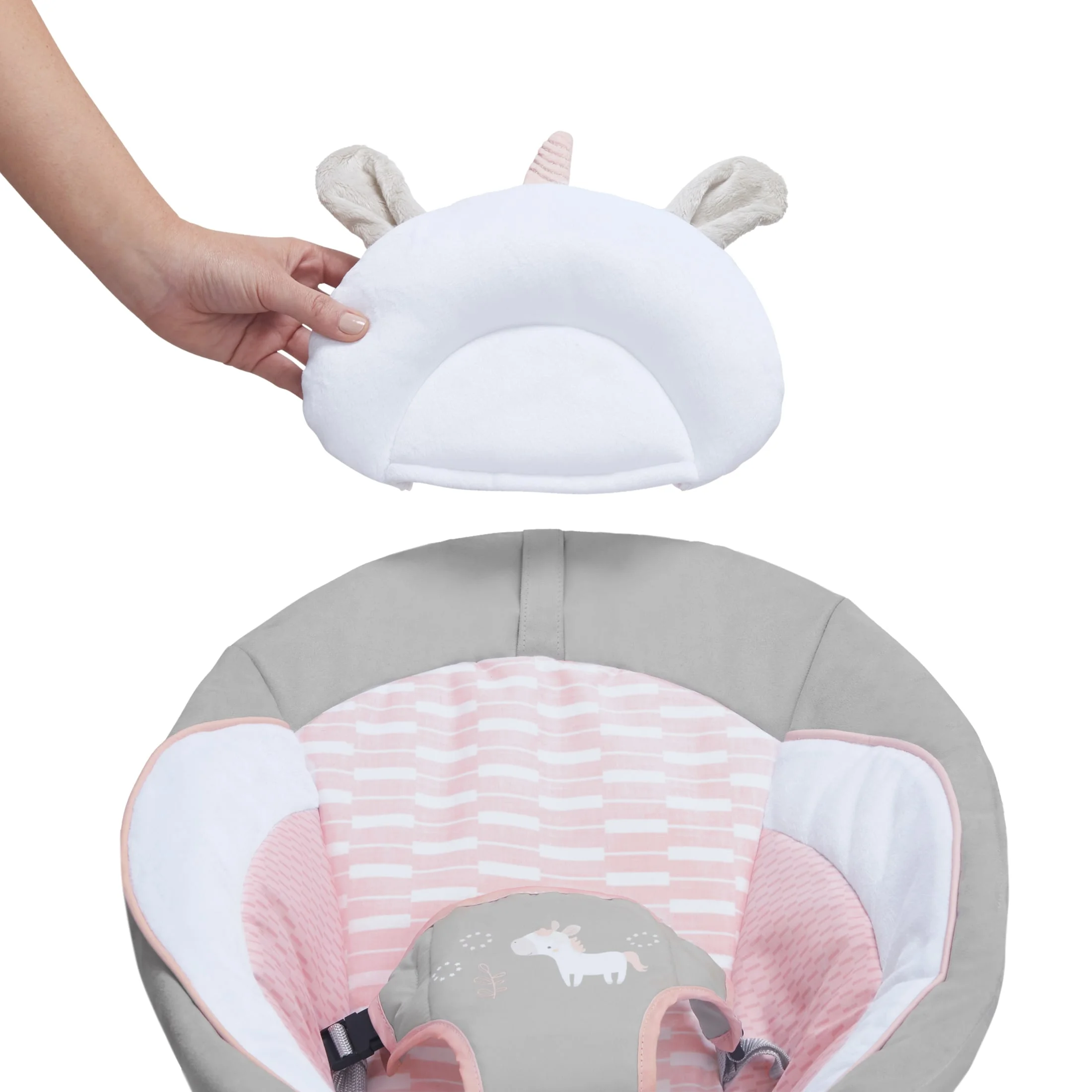 Ingenuity Soothing Baby Bouncer with Vibrating Infant Seat & Music - Morrison (Unisex) - Womvr