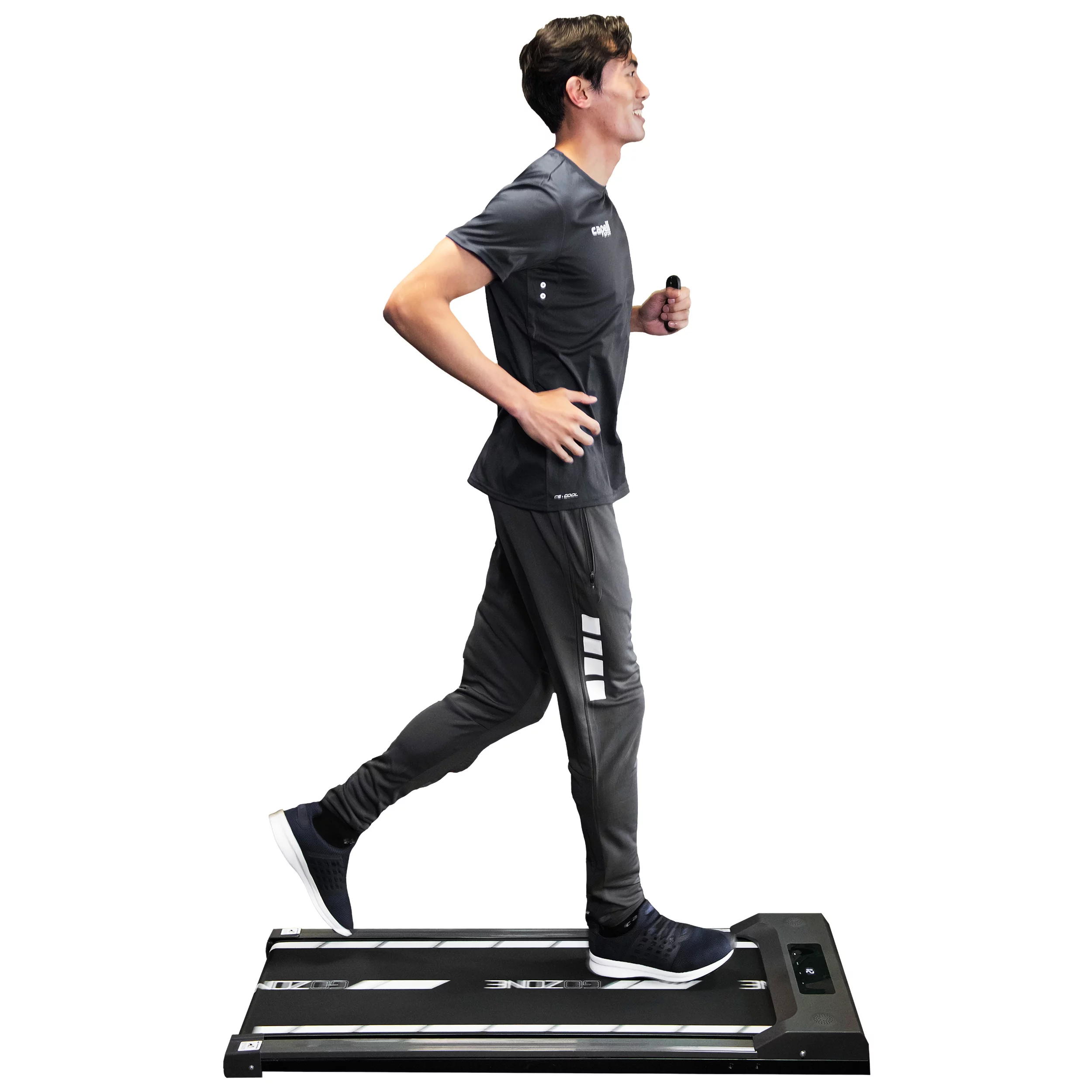 Gozone Under Desk Exercise Treadmill with Remote, Walking Pad for Home and Office, Adjustable Speeds, White and Black - Womvr