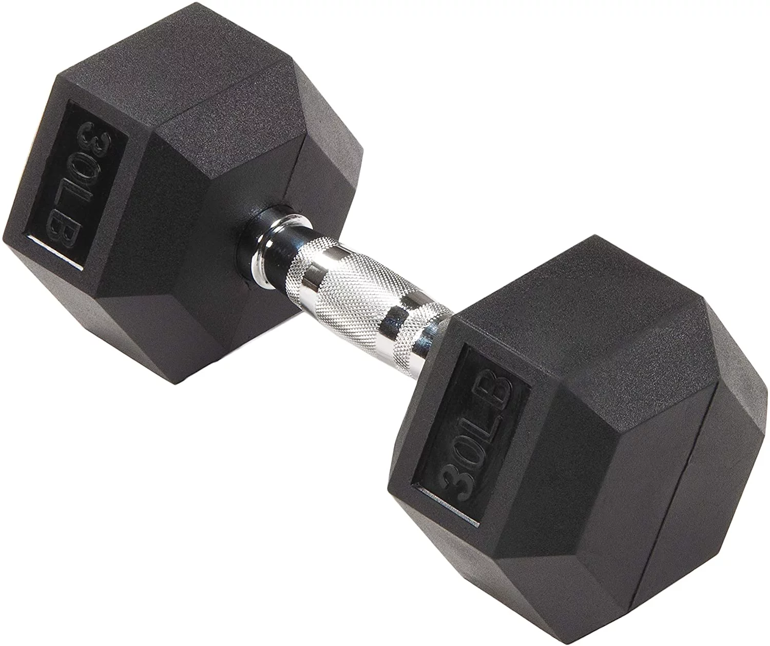 BalanceFrom Rubber Encased Hex Dumbbells, 20 Lbs. Pair - Womvr