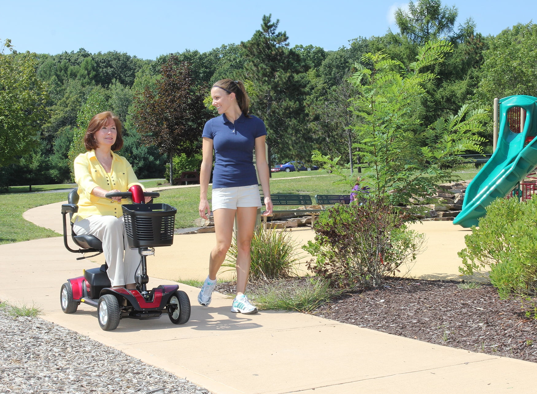 Pride Mobility GoGo Sport 4 Wheel Scooter with Ext Warr - Womvr