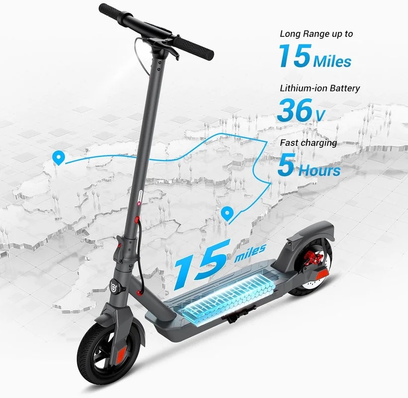 SISIGAD Electric Scooter for Adults, Peak 500W Motor, 8.5