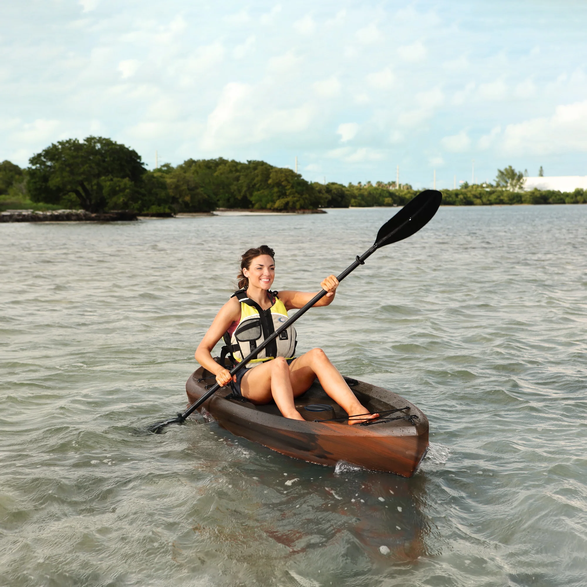 Lifetime Tamarack 100 Sit-on-Top Kayak, Tiger Fusion (91105) - Womvr