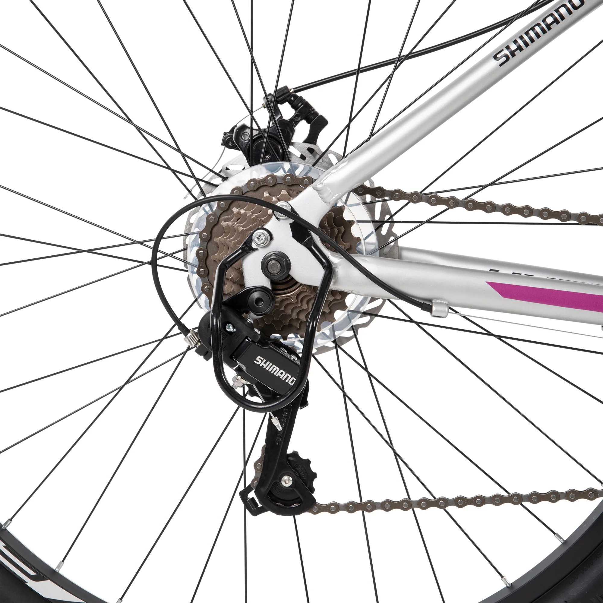 Huffy Rangeline Women's Mountain Bikes, 27.5 inch, Silver - Womvr