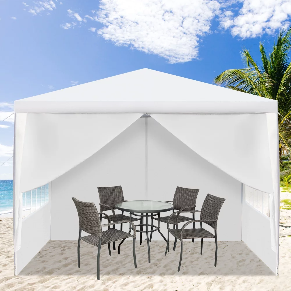 Ktaxon 10'x30' Canopy Tent Wedding Partywith Removable 5 Sidewall White - Womvr