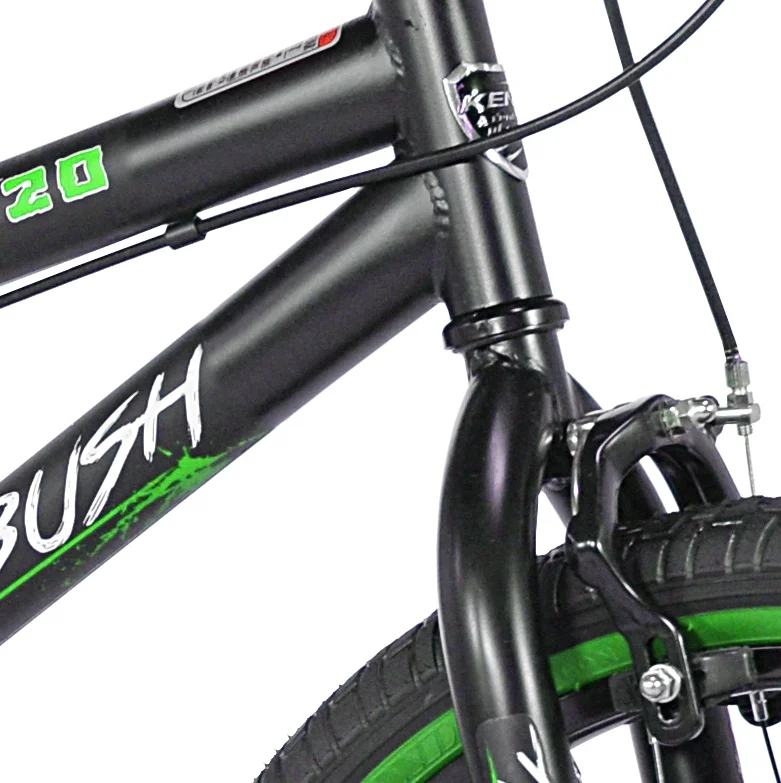 Kent 20 In. Ambush Boy's BMX Bike, Black with Blue and white accents - Womvr