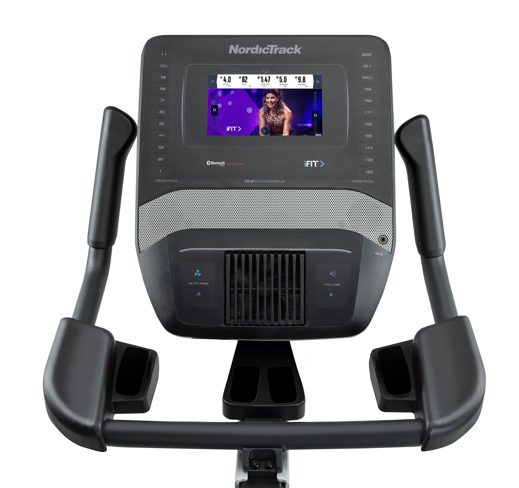 NordicTrack Studio Bike with 7” Smart HD Touchscreen and 30-Day iFIT Family Membership - Womvr