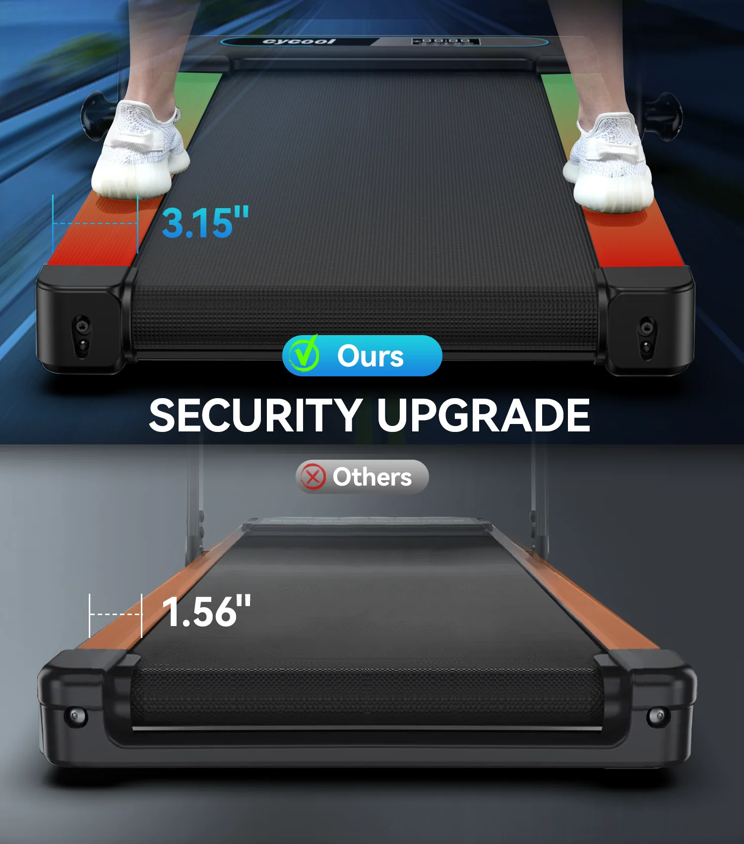 TOSSFD 2.5HP Folding Treadmill with Display Screen Electric Running Walking Machine for Home Fitness R46201 - Womvr