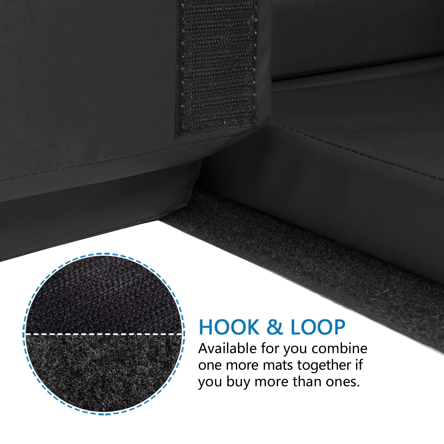 Matladin 8' Folding Gymnastics Gym Exercise Aerobics Mat, 8ft x 2ft x 2in PU Leather Tumbling Mats (Pink) - Womvr