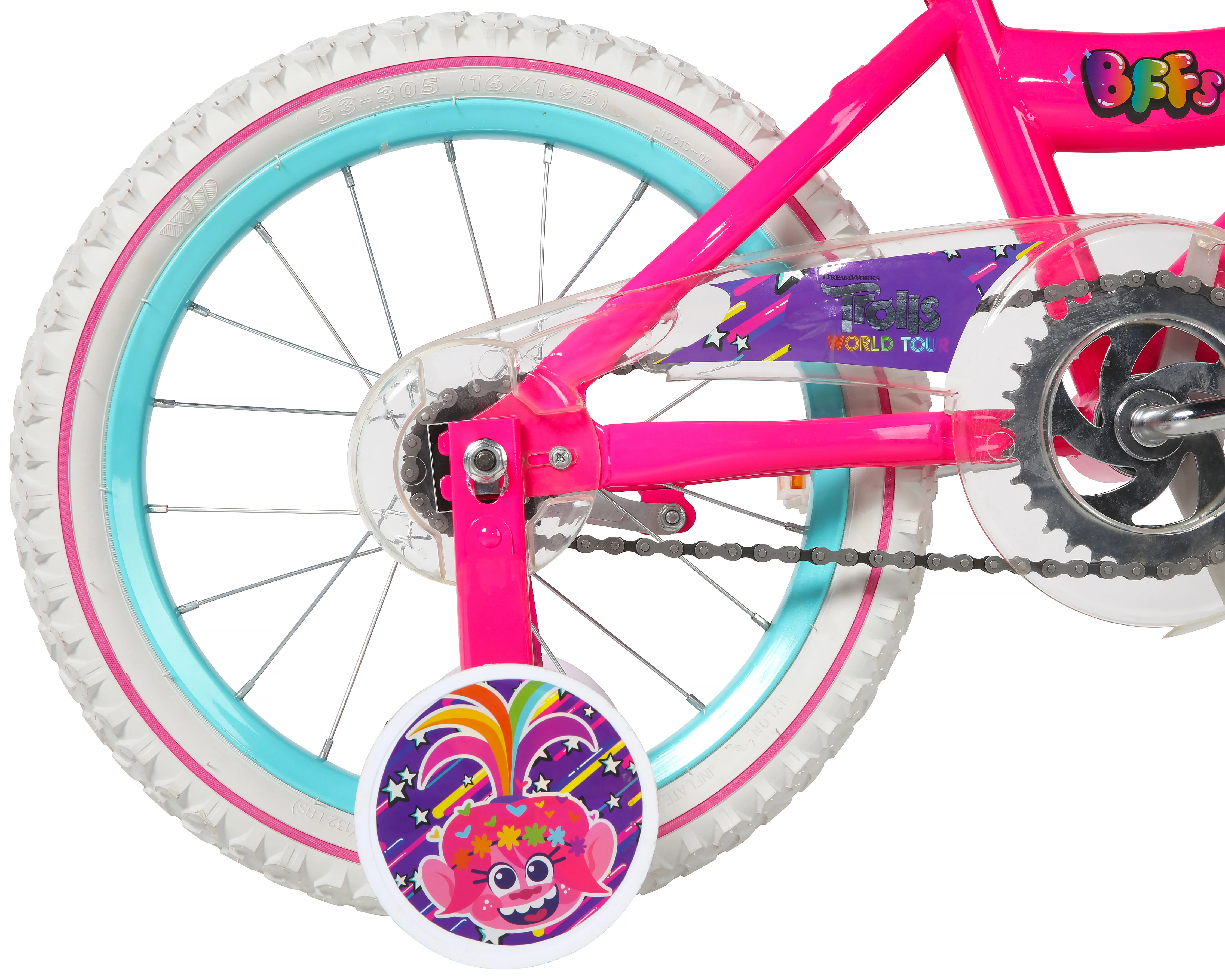 Dynacraft Trolls 16-Inch Girls BMX Bike For Age 5-7 Years - Womvr