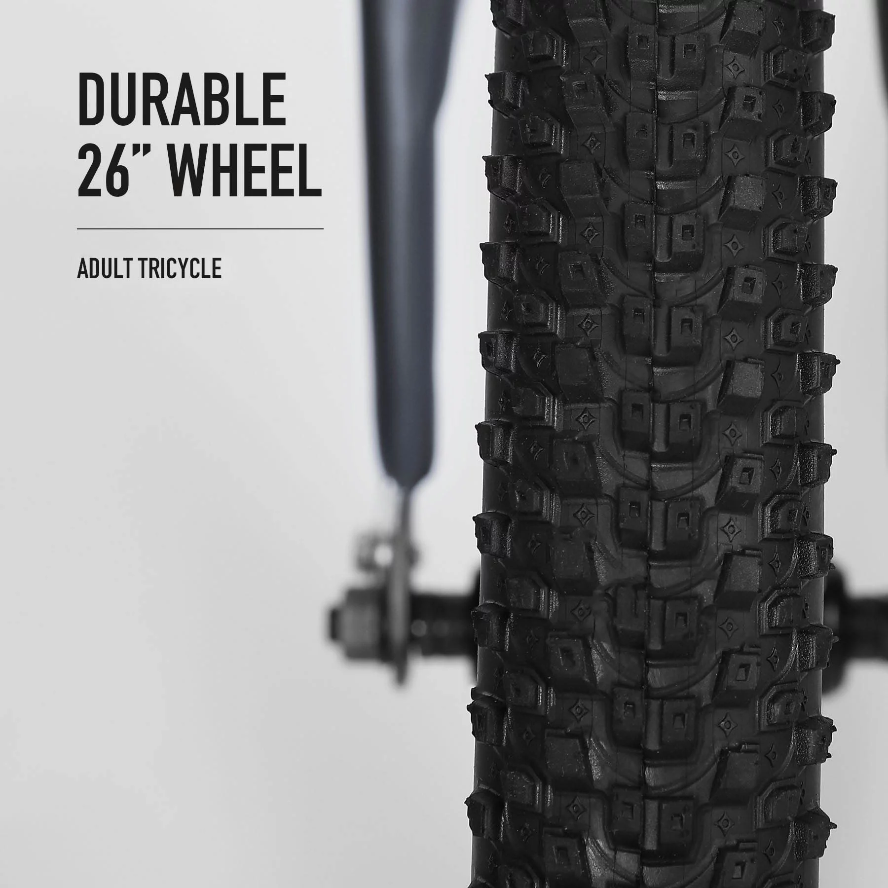 Viribus 26 Inch Single Speed Adult Tricycle 3 Wheel Bike with Removable Basket, Hybrid Beach Trike, Pink - Womvr