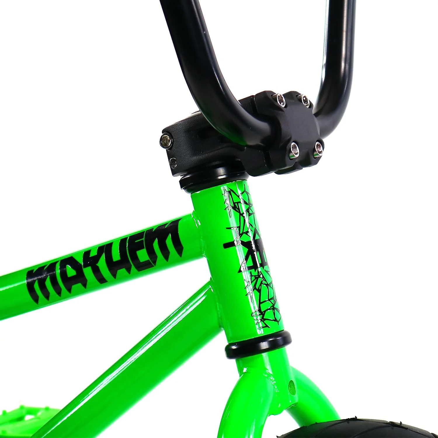 Mayhem Fat Tire Mini BMX RIOT Toxic Green 1 Piece Crank 10