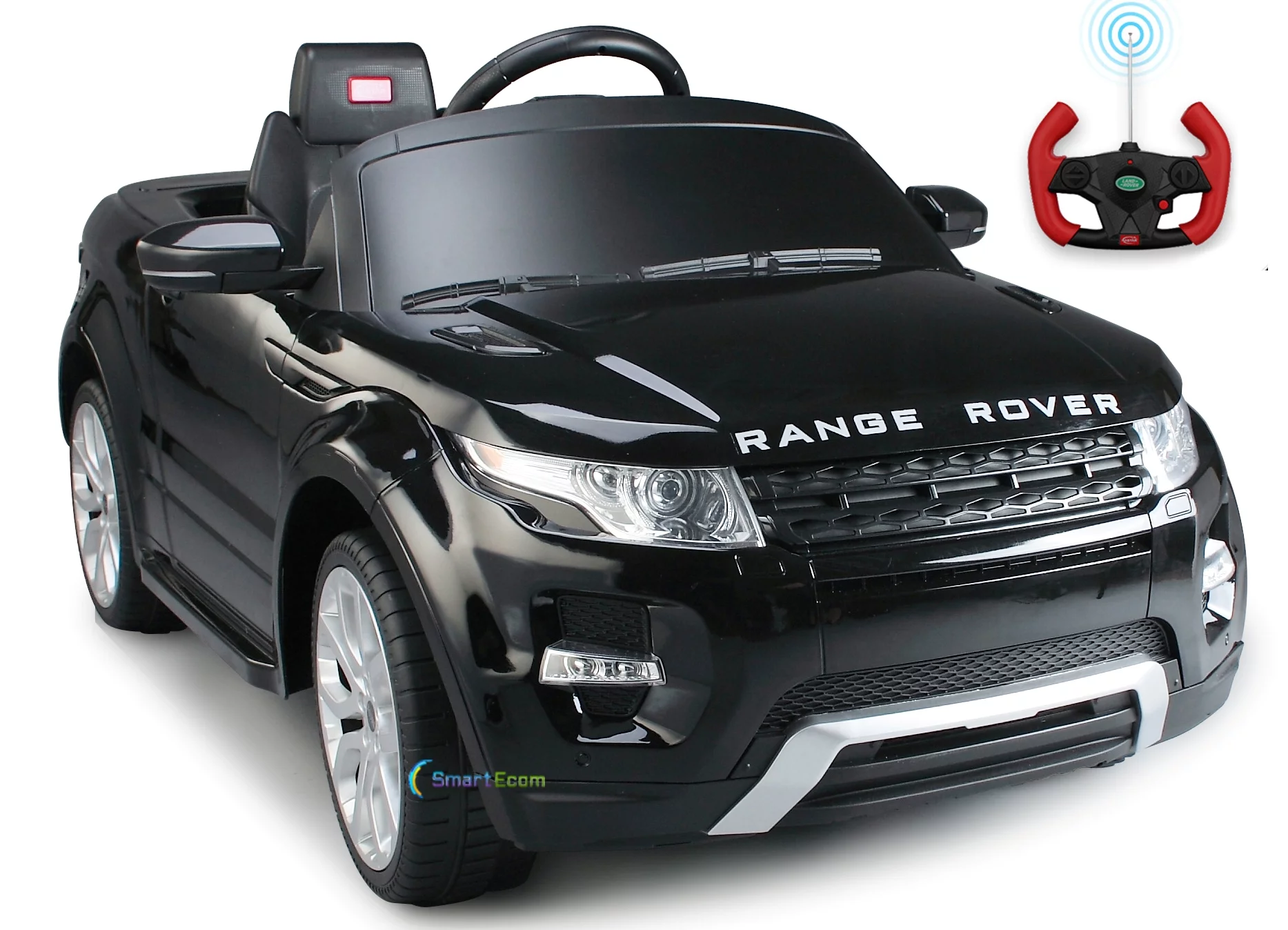 Range Rover White 12 V Evoque Powered Ride-On with Remote Control - Womvr