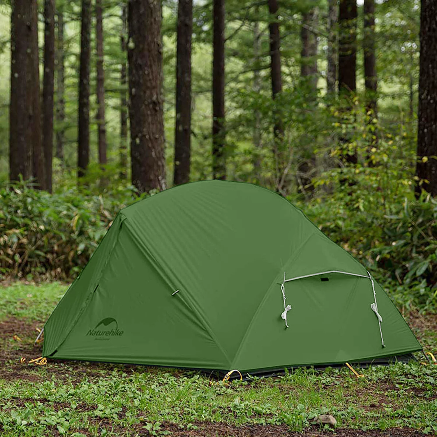 Naturehike Mongar Backpacking Camping Tent 2 Person Lightweight Waterproof with Footprint - Womvr