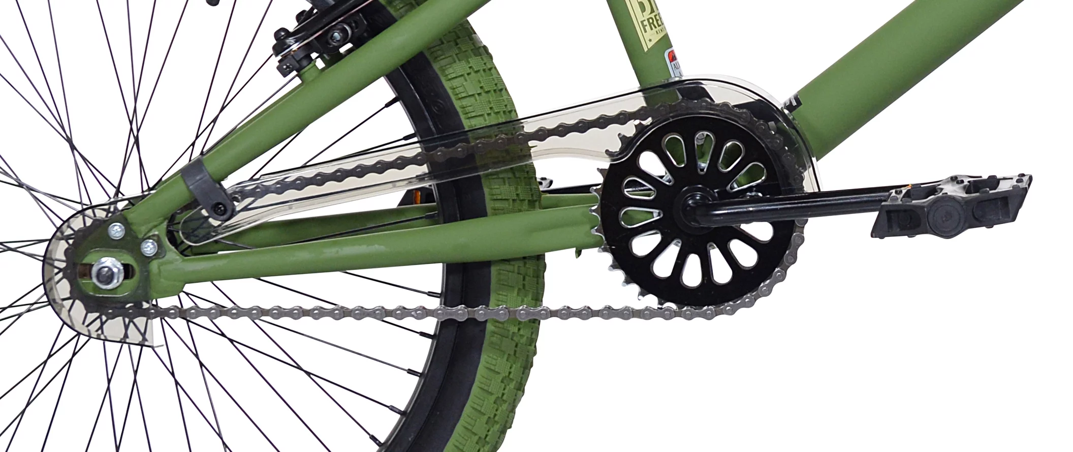 Kent Bicycle 20 In. Dread Boy's BMX Bike, Black and Red - Womvr