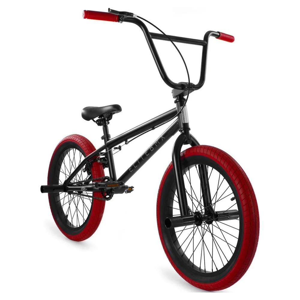 Elite BMX Bike Stealth 20 In., Black and Red - Womvr