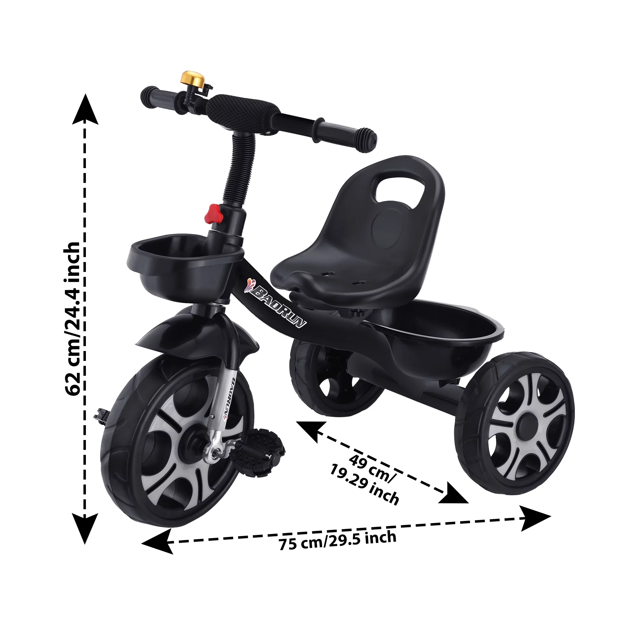 Baby Kids Tricycle, Balance Bike for 2-7 Years Old Kids,Toddler Kids Trikes Gift Toys for Boy & Girl Tricycle, Balance Training, Adjustable Seat - Womvr