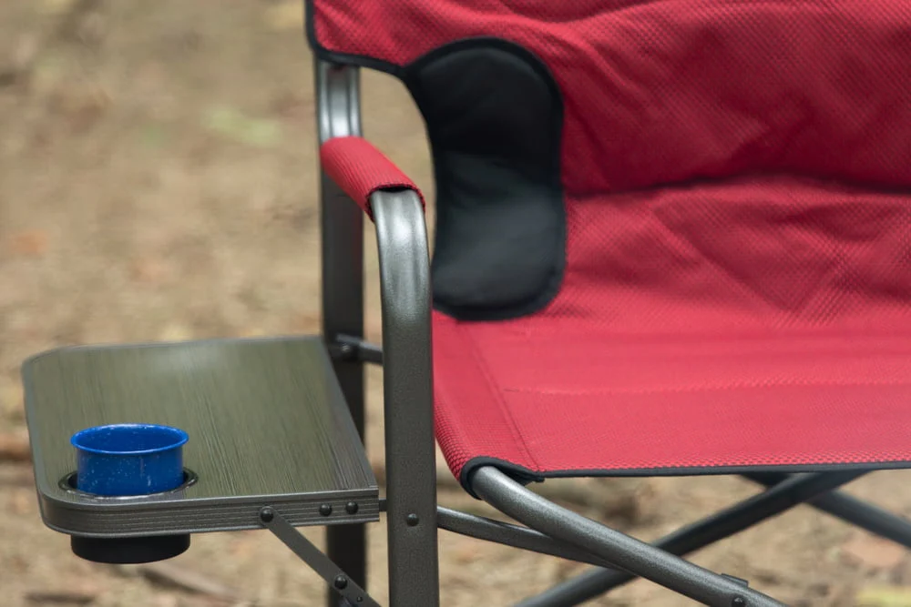 Ozark Trail Camping Director Chair XXL, Blue, Adult, 10lbs - Womvr