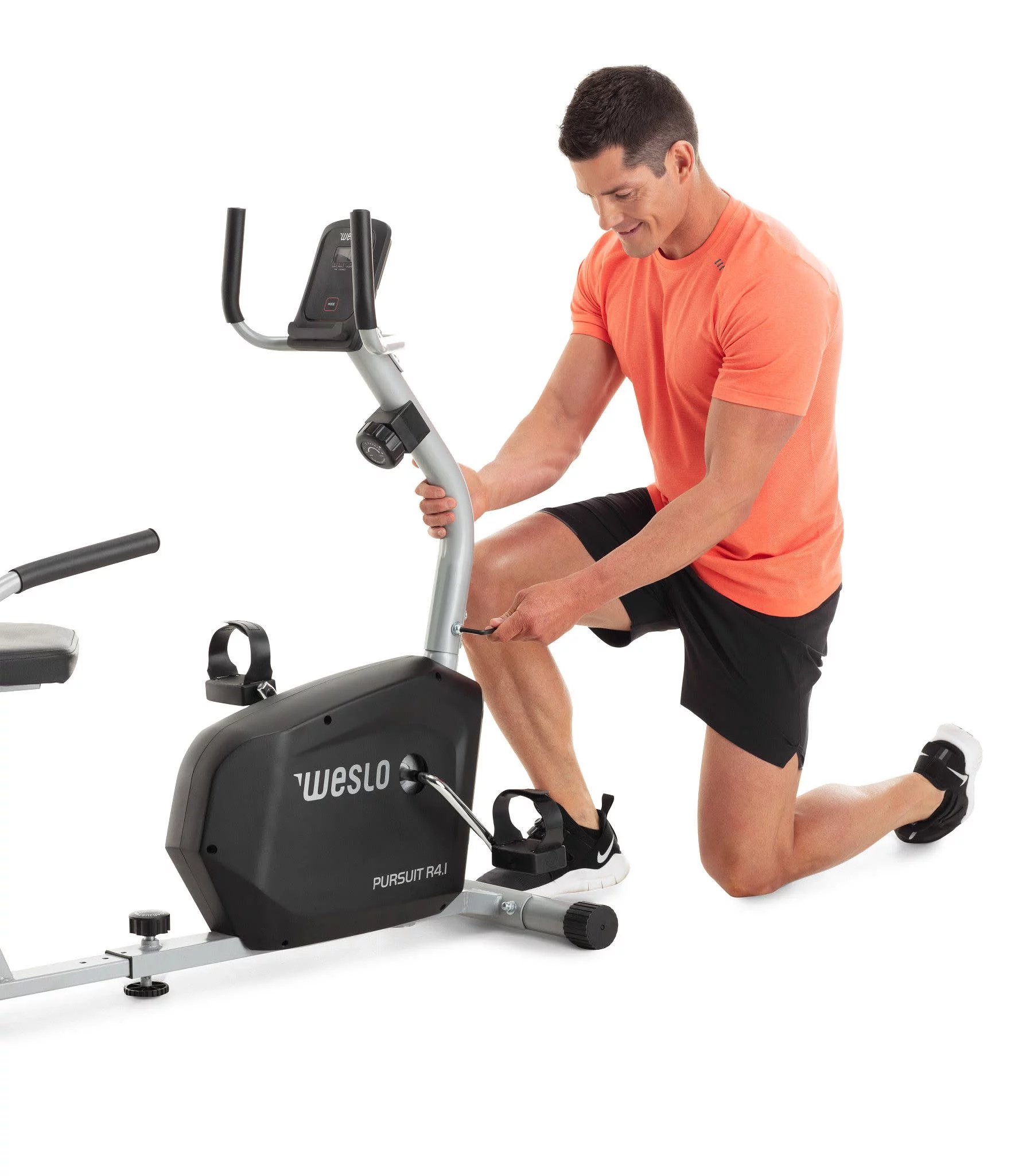 Weslo Pursuit R 4.1 Recumbent Exercise Bike with Inertia-Enhanced Flywheel - Womvr