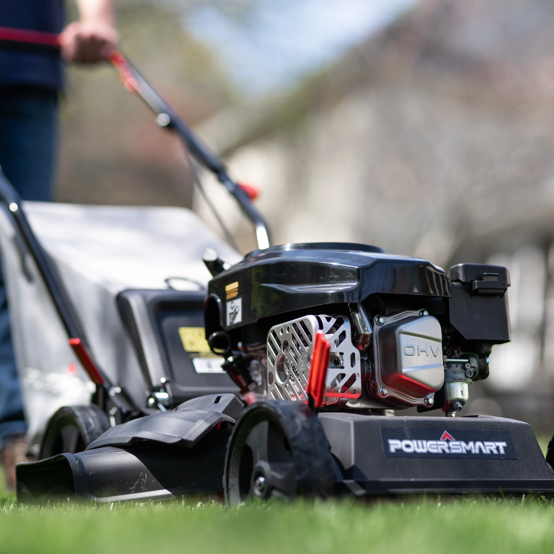 PowerSmart DB8617P 17 in. 3-in-1 Gas Push Lawn Mower - Womvr