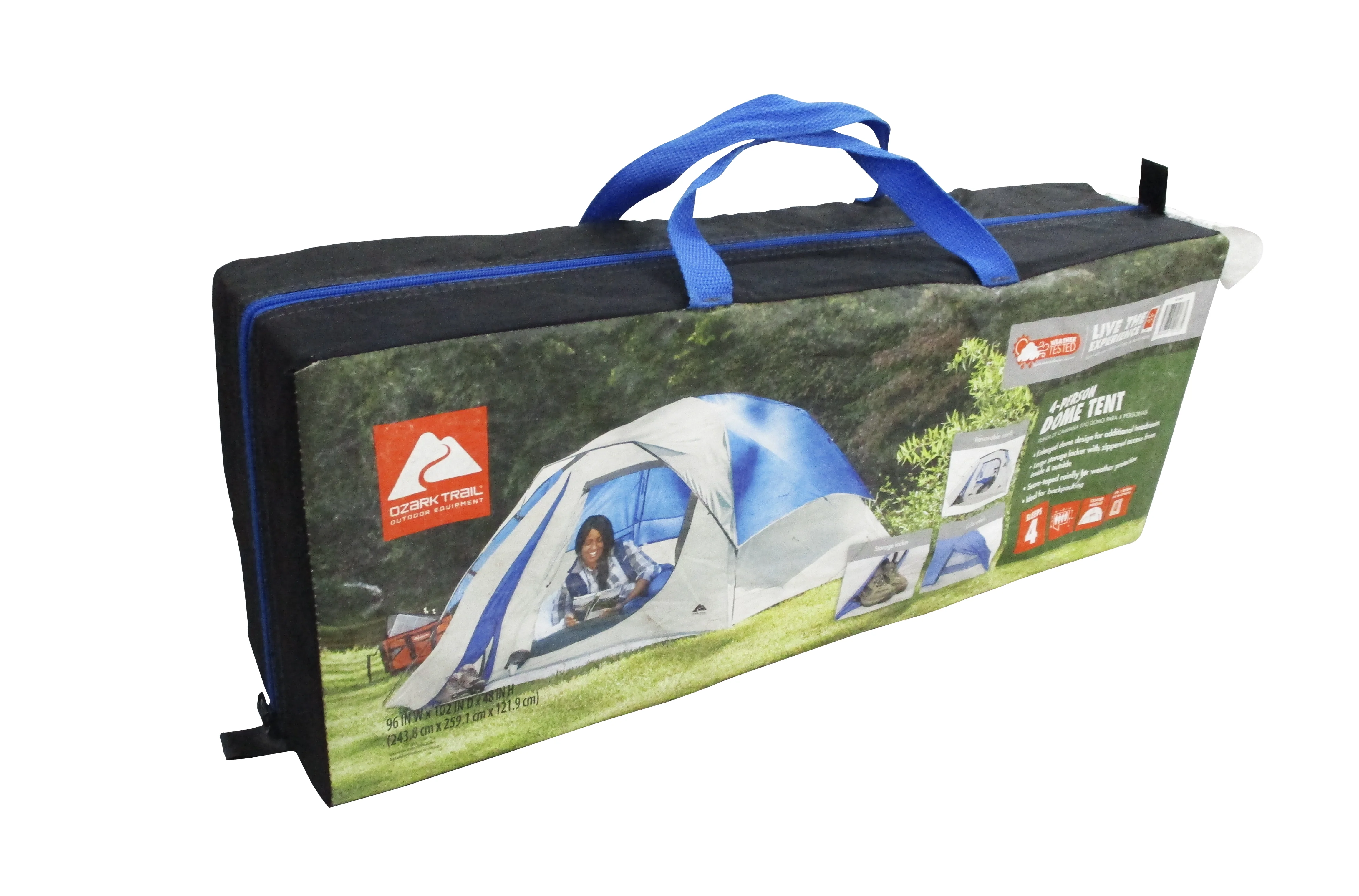 Ozark Trail 4 Person Outdoor Camping Dome Tent - Womvr