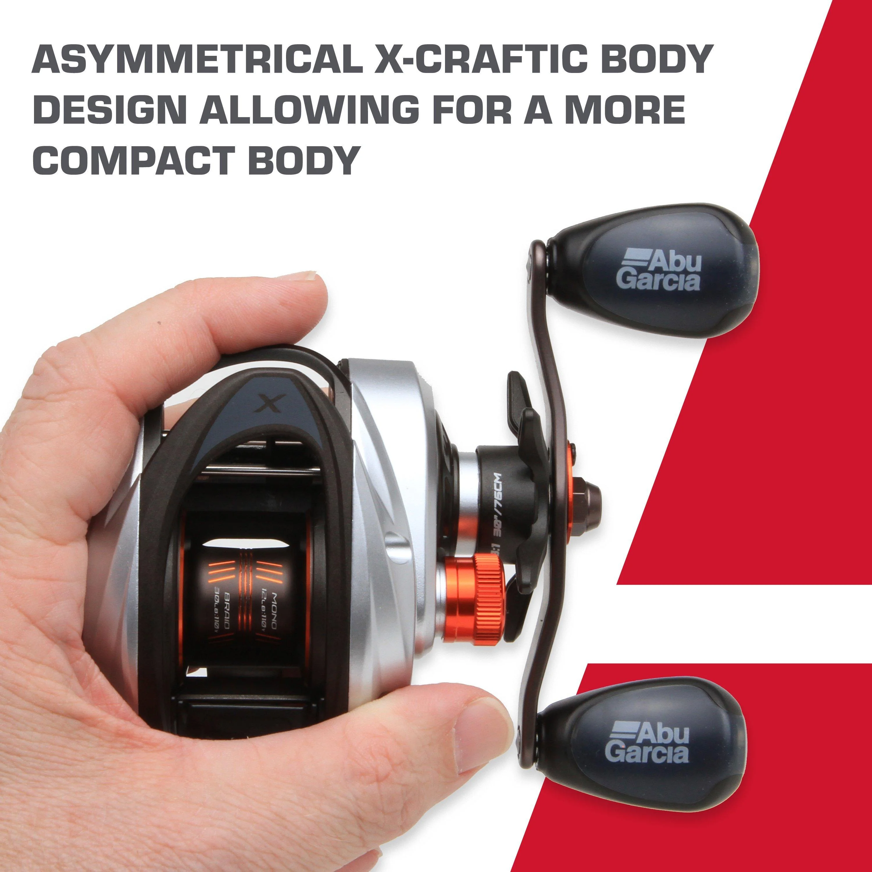 Abu Garcia Revo 5 SX Low Profile Fishing Reel, Right Handle Position - Womvr