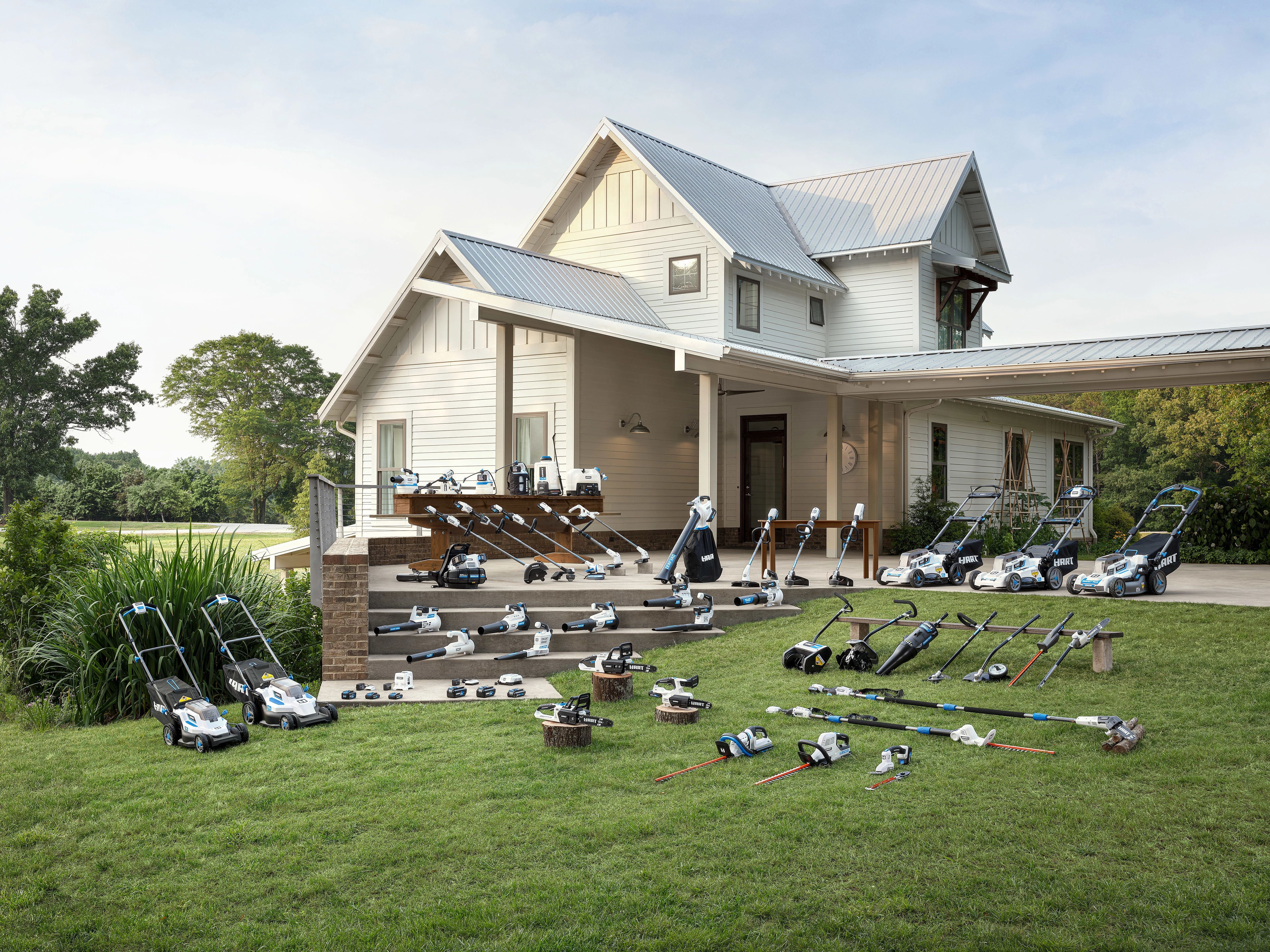 HART 20-Volt 13-inch Brushless Combo Kit, (1) 4.0Ah Lithium-Ion Battery - Womvr