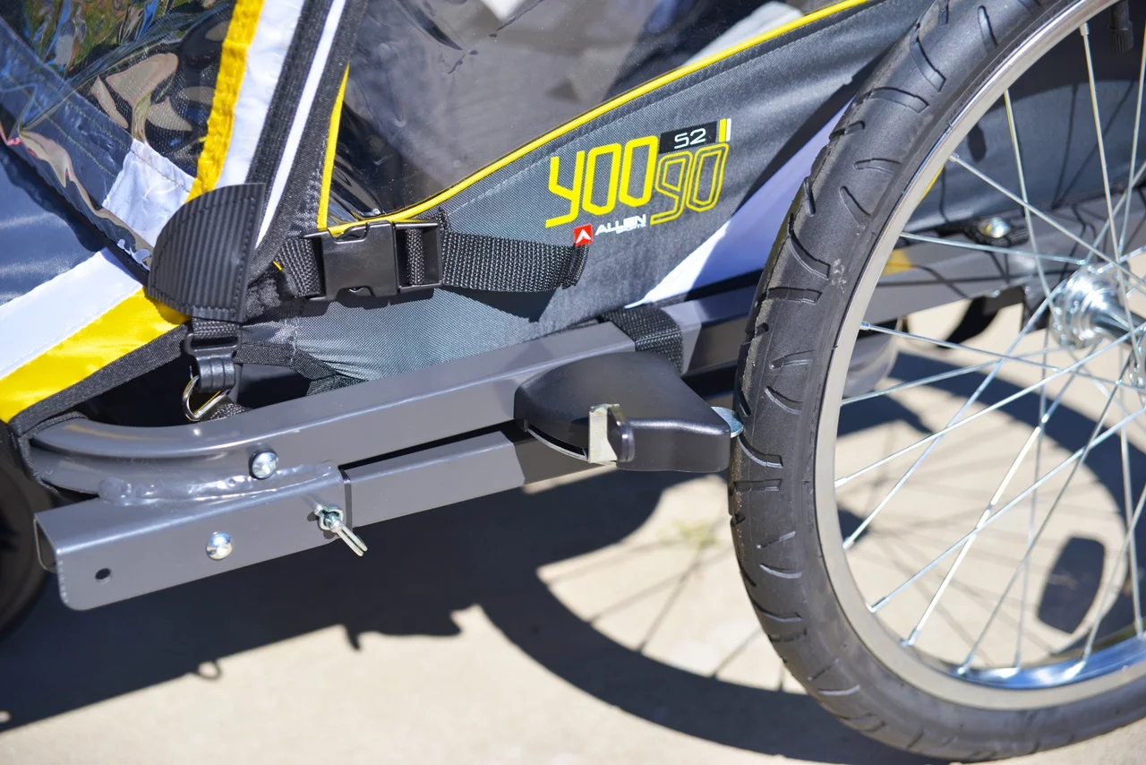 Allen Sports Deluxe Steel 2-Child Bicycle Trailer and Stroller, S2 - Womvr